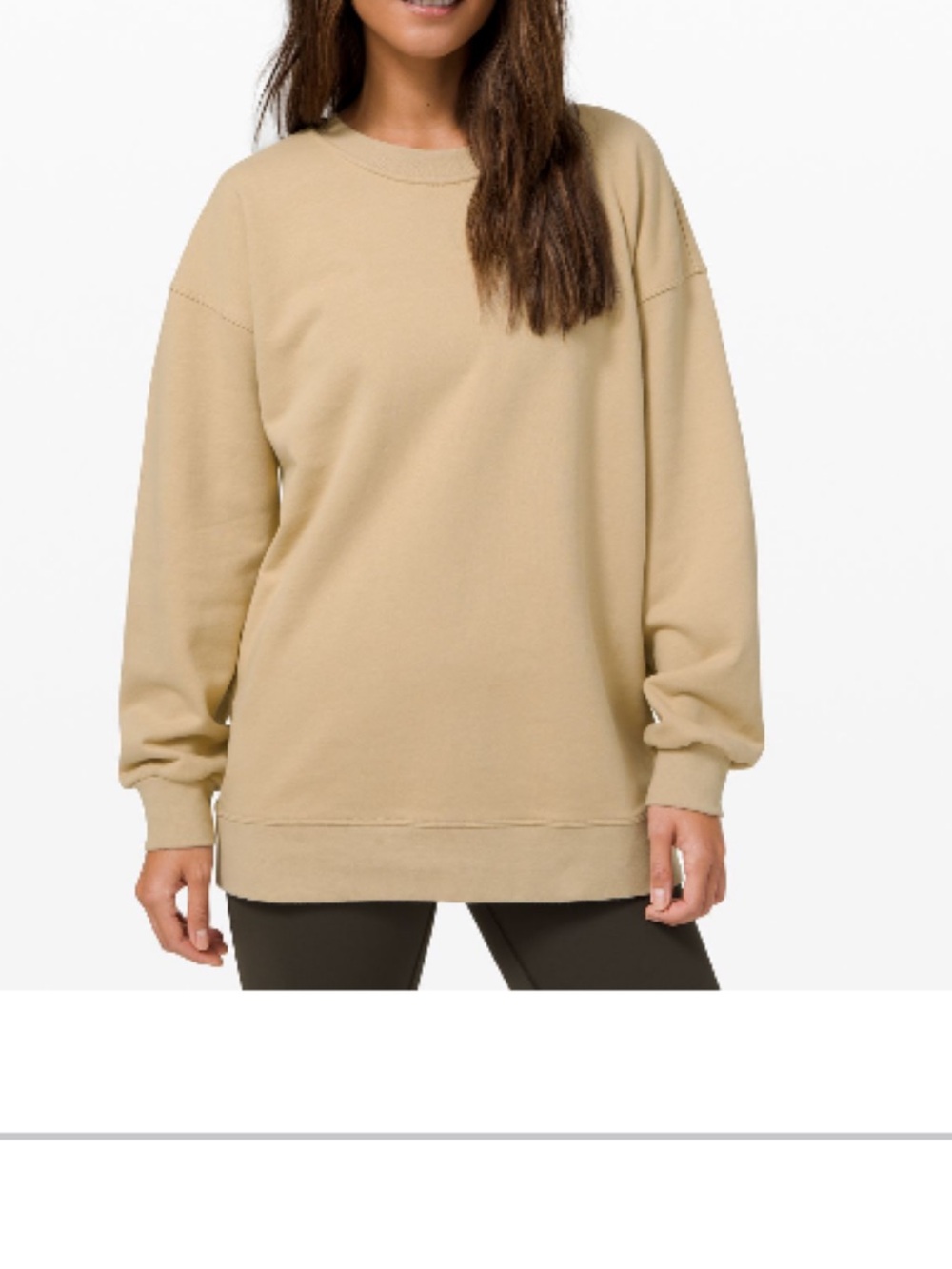 Perfectly oversized crew sweatshirt
